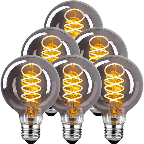 Ampoule Led E27, Ampoule E27 Vintage Dimmable 4w St64 Ampoule Led E27 Blanc Chaud 2700k 360lm Edison Décorative Rétro Ampoule Vintage Antique Lampe Equivalent À Incandescente 40w, Lot De 4