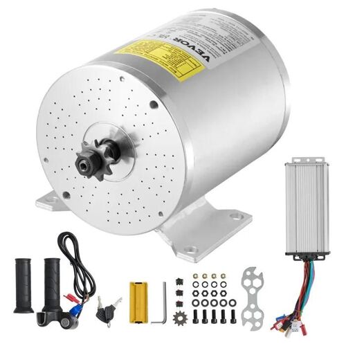 Kit De Moteur Électrique Sans Balais-Vevor-2000 W-Moteur Électrique Cc Pour Karts 48 V 4300 Tr/Min-Autre