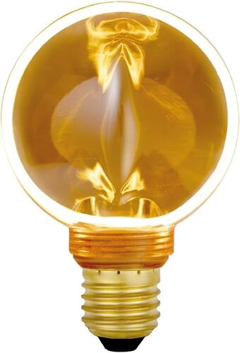 Lampe LED Décorative Forme Ring, E27, Finition Ambrée, 220-240V (diamètre 125 mm)