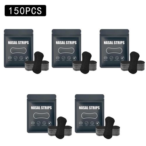 Euty-Bandes Nasales Anti-Ronflement Pour La Correction Respiratoire,Expansion Physique,Patch Nasal Respirant,Meilleur Sommeil,Bande Nasale Anti-Ronflement-150pcs 