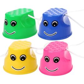 Chenquansarl-Lot De 4 Échasses En Plastique Pour Enfants - Équilibre - Entraînement Sensoriel - Jeu Pour Tout-Petits - Jardin D'enfants - Maison - Jardin - École - Développement - Jouet D'éducation P