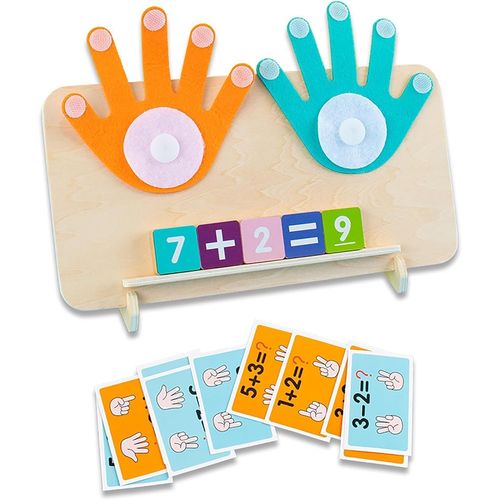 ChenQuanSarl-Apprendre A Compter Montessori Jeux Jouet En Bois Jouets Mathématiques En Bois Pour Enfants De 3, 4 Et 5 Montessori Jeux Cadeau Pour Enfants Garçons Filles.