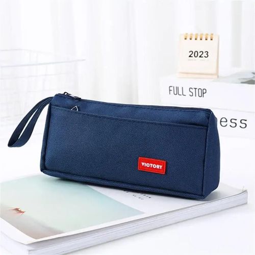 Trousse À Crayons De Grande Capacité Avec Étiquette Porte-Stylo,Sac De Rangement Minimaliste Créatif Pour Étudiant.02