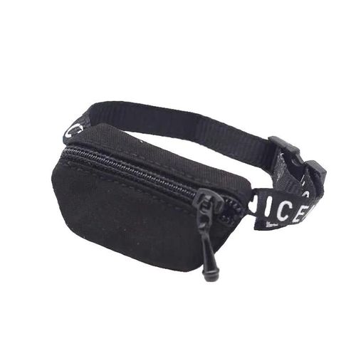 QCYL-Sac à bandoulière Labubu 17cm/15cm,mignon 1/6 1/8 1/12 poupées BJD,sacs de taille DIY V1 V2 Labubu idole,accessoires de poupée,sac de ceinture cadeau,Black-No Doll