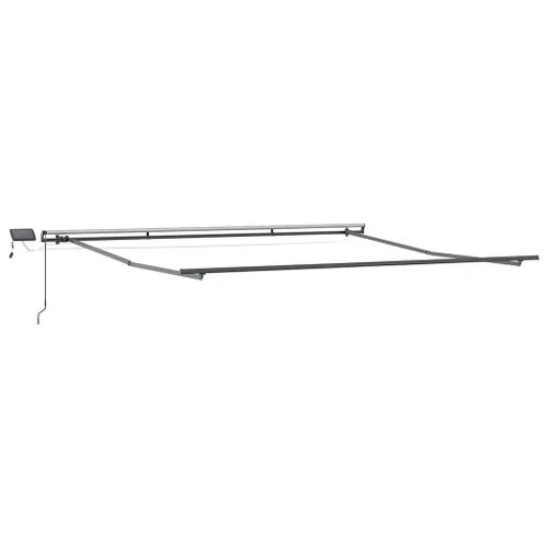Auvent With Anthracite 5 × 3,5 M Métal