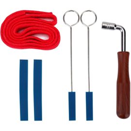 Chenquansarl-Kit De Réglage De Piano Comprenant Une Clé De Réglage, Un Marteau, Des Sourdines En Caoutchouc, Un Kit D'outils De Fixation De Bande De Tempérament