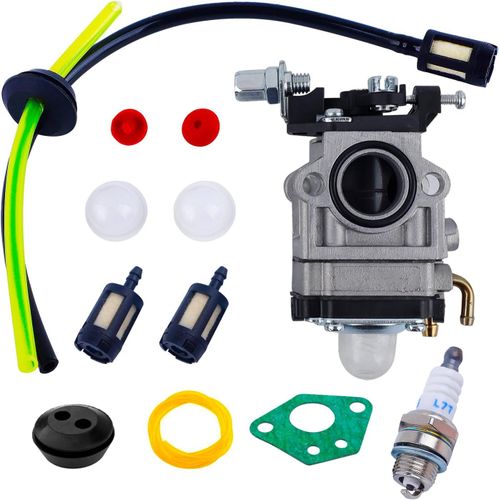 CMJAAGUR-Kit De Carburateur Pour Débroussailleuse, Kit De 12 Accessoires De Carburateur Comprenant Carburateur, Bougie D'Allumage, Tuyau D'Huile, Filtre À Carburant Et Plus Encore, Kit De Carbura[M1430]