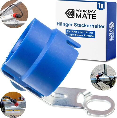 Couvercle De Stationnement Connecteur 13 Broches, Adaptateur 13 A 7 Broches Et 7 A 13 Broches, Protection Saleté, Adaptateur Remorque, Pr Suspension, Montage Direct Sur La Remorque, Connexio[L3337]