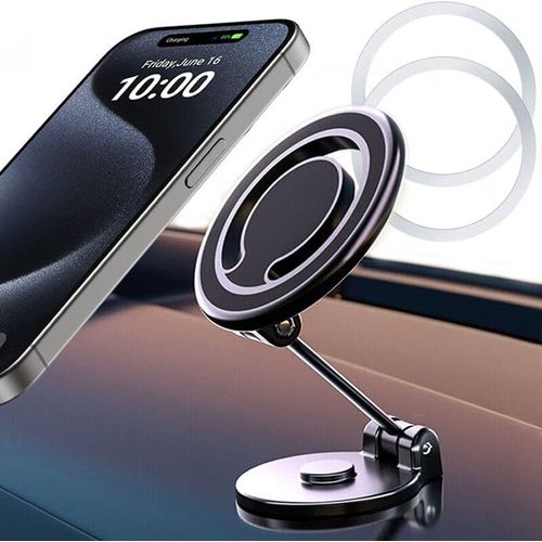 Support Telephone Voiture Magsafe [44 Super Aimants] - Support Telephone Voiture Magnetique Magsafe pour iPhone 15 14 13 12 et Autres Smartphones