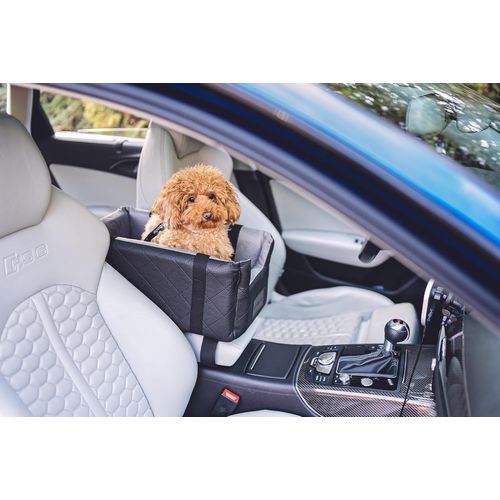 Kaleidoscope-, Locky, Siège Auto Chien De Petite Taille 2 En 1, Fabriqué En Europe, Qualité Supérieure, Siège De Voiture Amovible Et Lavable Pour Console Centrale, Sac Transport Chat Chien N[Q714]