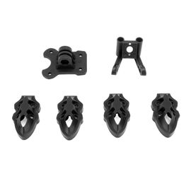 Kit De Base De Montage D'antenne De CaméRa De Base De Moteur De Quadrirotor Rc Fpv Pour Cadre De Drone Quadrirotor De 5 à 10 Pouces Imprimé En 3d Noir-Unichoice