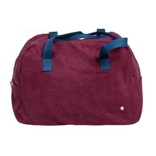 Sac week-end Iona wine 28 x 42 x 20 cm La Cerise sur le Gâteau