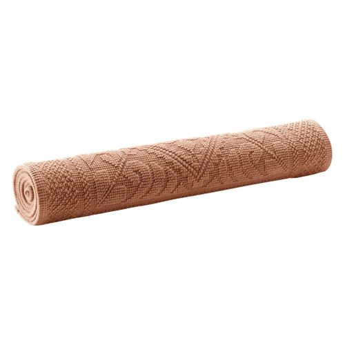 Tapis de bain Enzo noisette 54 x 64 cm Vivaraise