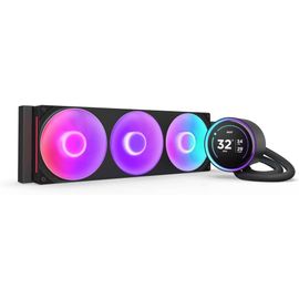 ChenQuanSarl-Kraken Elite 360 Rgb Liquid Cooler Cpu Aio Radiator 360 Mm Radiator F360 Rgb Fan 2.72 Ips Lcd Customizable Turbine Pump Lga 1700 1200 115X 1851 / Am5 Am4 Black