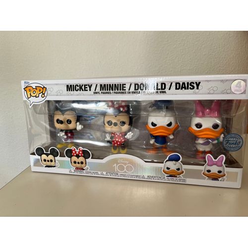 Coffret Funko Pop 100ans-Disney-Mickey Minnie Donald Daisy 
