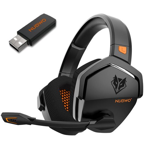 Nubwo G06 Casque Gaming Sans Fil Bluetooth 2.4g - Anc Réduction De Bruit - 50h+ Autonomie - Son Stéréo Immersif - Micro Détachable - Confortable Pour Pc/Ps/Xbox/Ns