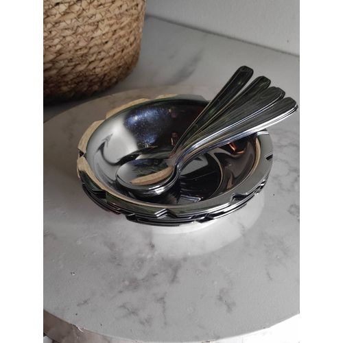 Coupelles En Inox Et Cuillères