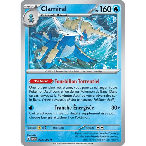 Clamiral - Holo - 023/086 - Flamme Blanche