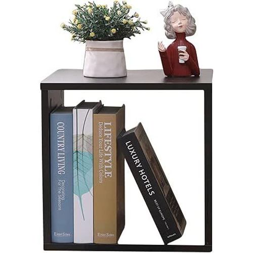 Etnicart - Étagère De Rangement Bois Mdf 35x30x35 Design Bureau Entrée Séjour Cube De Meuble En Wengé Marron Foncé Cube De Rangement Etagere Cube Cube De Rangement 35x35 Meuble Cube Cube Bois