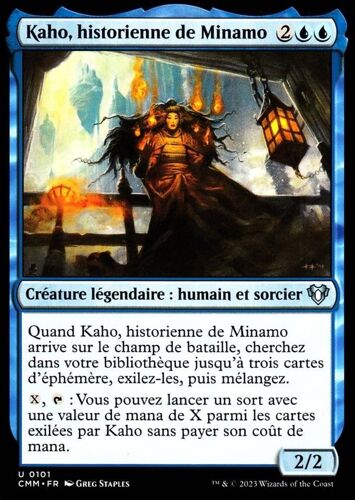 Kaho Historienne De Minamo - Magic - Commander Masters - U - 101