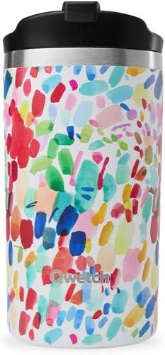 Travel Mug Isotherme - Anémones 350ml - Café & Thé en Inox - 6h Chaud et 12h Froid - Sans BPA, Étanche, Mug de voyage