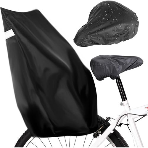 Housse De Pluie Pour Siège Enfant De Vélo : Housse Imperméable Universelle Pour Siège De Vélo Pour Enfant,Housse De Pluie Avec Housse De Selle De Vélo,Protection Contre La Saleté Et La Pluie