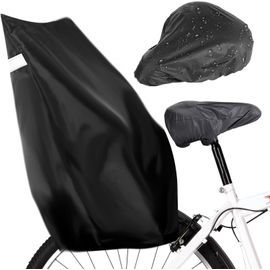 Housse De Pluie Pour Siège Enfant De Vélo : Housse Imperméable Universelle Pour Siège De Vélo Pour Enfant,Housse De Pluie Avec Housse De Selle De Vélo,Protection Contre La Saleté Et La Pluie