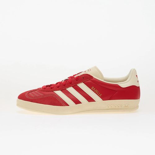 Chaussures Baskets Adidas Gazelle Indoor Better Scarlet/ Crew White/ Gold Metallic Eur