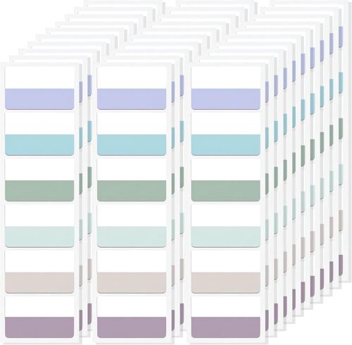 420 Pièces Marque Page Adhesif,Autocollantes D'index Inscriptible Sticky Tabs Pour Convient Aux Bureaux,Documents,Livres,Agendas,Dossiers (Big Morandi)