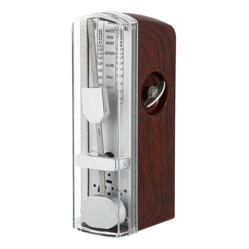 Métronome Mécanique Universel, 1 Pièce, Mini-Métronome Pour Piano Et Guitare (Acajou)