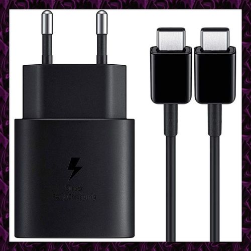 Chargeur Rapide 25W + Cable USB-C TYPE-C pour Samsung Galaxy Z FLIP 7 / Z FLIP 7 FE / Z FOLD 7