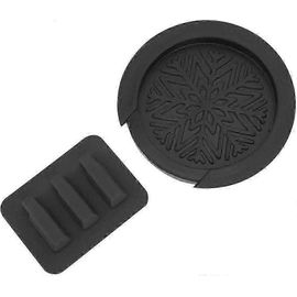 Kit D'outils D'entretien Pour Guitare, Tampon De Sourdine Et Cache-Rosace, Accessoires Pour Instruments De Musique (Noir)