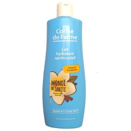 Corine De Farme - Lait Hydratant Et Prolongateur Après-Soleil - Activateur De Bronzage - Au Monoï De Tahiti - Lotion Pour Corps Et Visage - Hydrate 24h - 250 Ml - Fabrication Française 