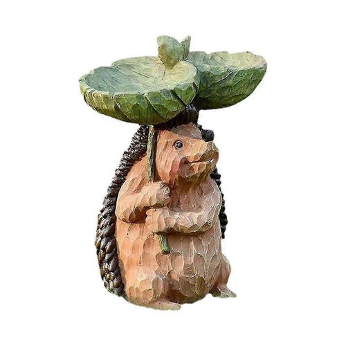 Mangeoires À Oiseaux Sculptées En Résine, Bain D'oiseaux En Résine Sculptée, Décoration De Jardin En Résine Pour La Maison Et L'extérieur