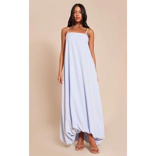 Tall Robe Longue Fluide Bleu Clair À Bretelles Fines, Bleu Clair