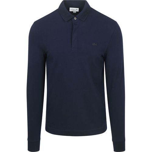 Lacoste Longsleeve Poloshirt Piqué Marine Bleu Bleu Foncé Taille Xxl