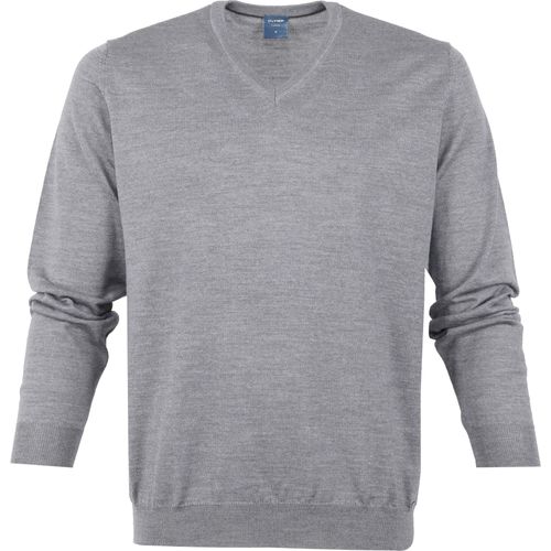 Olymp Pull Mérinos Gris Taille S