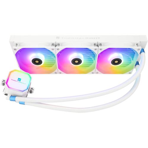 ChenQuanSarl-Frozen Prism 360 Refroidisseur D'Eau Argb Aio,Refroidisseur Liquide Processeur,Ventilateurs Pwm 3X120Mm,Système De Refroidissement À Eau,Haute Vitesse 1850 Tr/Min,Compatible Blanc Argb