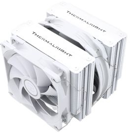 ChenQuanSarl-Fs140 White V3 Refroidissement Cpu Dual Towers, 4 Heatpipes, 120Mm Et 140Mm Pwm Dual Ventilateurs, Technologie Ag Pour Amd Am4 Am5/Intel 1150/1151/1200/2011/1700(Blanc)