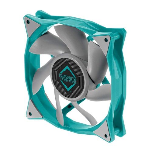 Iceberg Thermal IceGALE Xtra 120 mm - Ventilateur PC 12 cm  - 3000 rpm, 4 Pin, PWM, Performances Extrêmes - Bleu Sarcelle