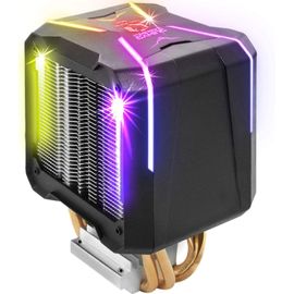 ChenQuanSarl-Guardian V201 Ventirad De Processeur Pc Gamer -Ventilateur Rgb Sync Adressable -Refroidisseur Aluminium 4 Caloducs En Cuivre -Dissipateur De Chaleur Silencieux -Cpu Cooler Intel Et Amd