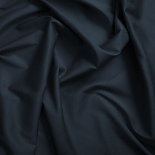 Housse De Couette 260x240 Cm 2 Personnes Satin De Coton Bleu