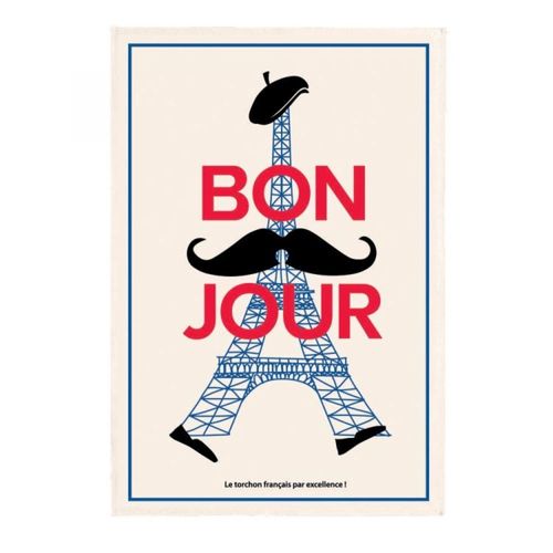 Torchon En Coton Blanc 48x72 Cm
