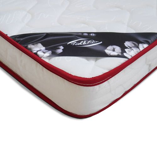Lot de 2 matelas mousse blanc 80x190 cm