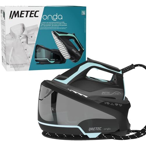 Mevronisshop-Onda P1 Fer Électrique Générateur De Vapeur, Plaque À Ondes Coulissantes Brevetée, 2400w, Jet Vapeur 300 G, Réservoir 2,5l, 3 Filtres Avec Ions D'argent, Technologie No Stop Vapor