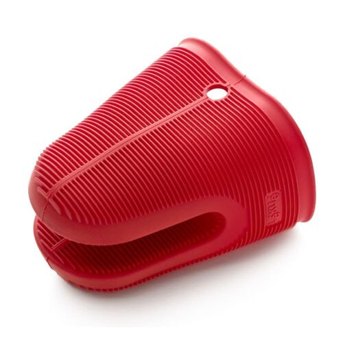 Gant de cuisine silicone rouge