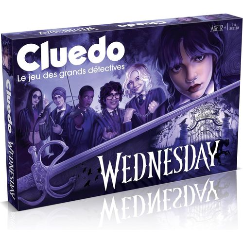 Chenquansarl-Cluedo Wednesday - Jeu De Société - Jeu De Plateau - Jeux Wednesday A Partir De 12 Ans - 2 À 6 Joueurs - Version França