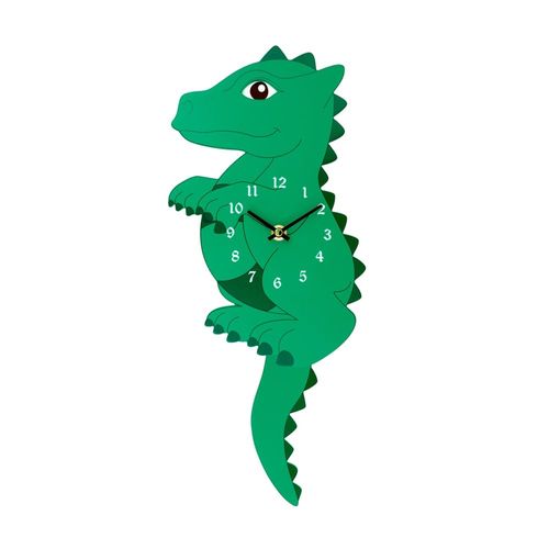 Horloge Dragon Vert bois 20 x 5 x 35 cm