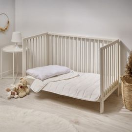 Couette + Oreiller Bébé Enveloppe Coton Bio 75x120cm