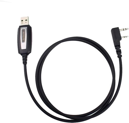KALANKA-Câble Programmation pour Talkie Walkie Programmateur USB compatible avec Baofeng UV-5R BF-888S Radtel Quansheng UV-K5, RT24 RT27 RA79 H777H RT668 RT5R Win10/Win11 (1 pièce)